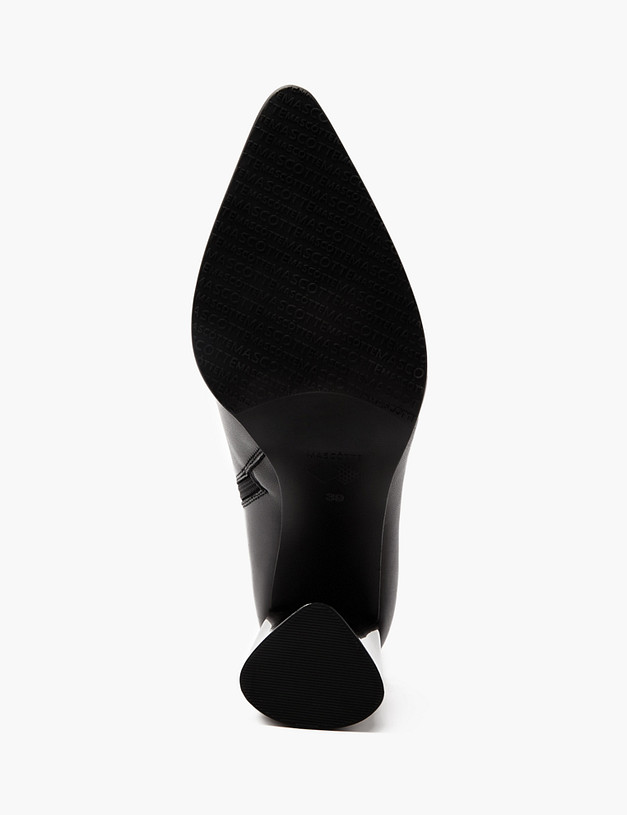 Черные женские ботильоны с молнией  MASCOTTE 100-410411-0502 | ракурс 6