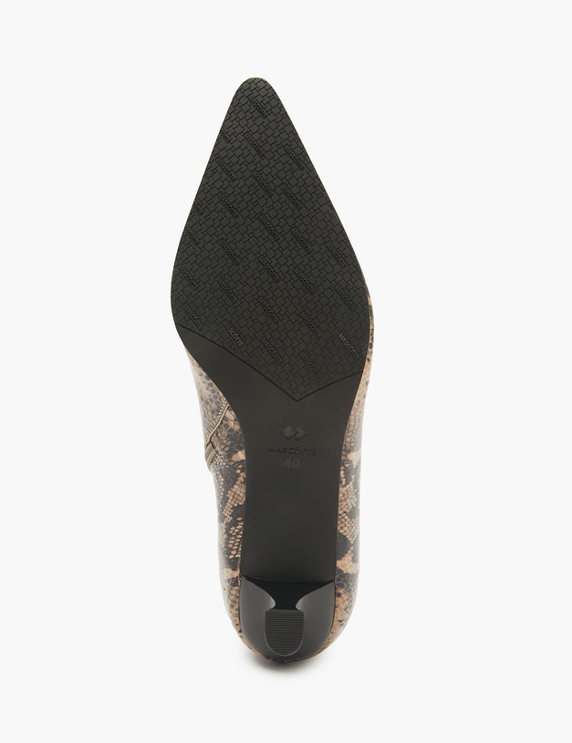 Женские ботильоны со змеиным принтом MASCOTTE 100-510821-0108 | ракурс 7