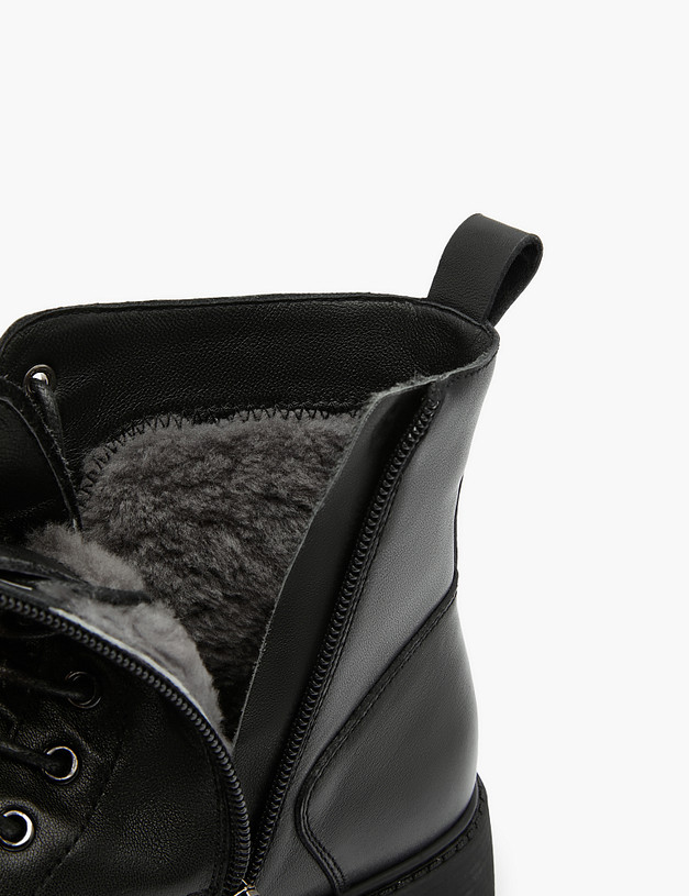 Черные женские зимние ботинки MASCOTTE 58-321831-7100M | ракурс 7