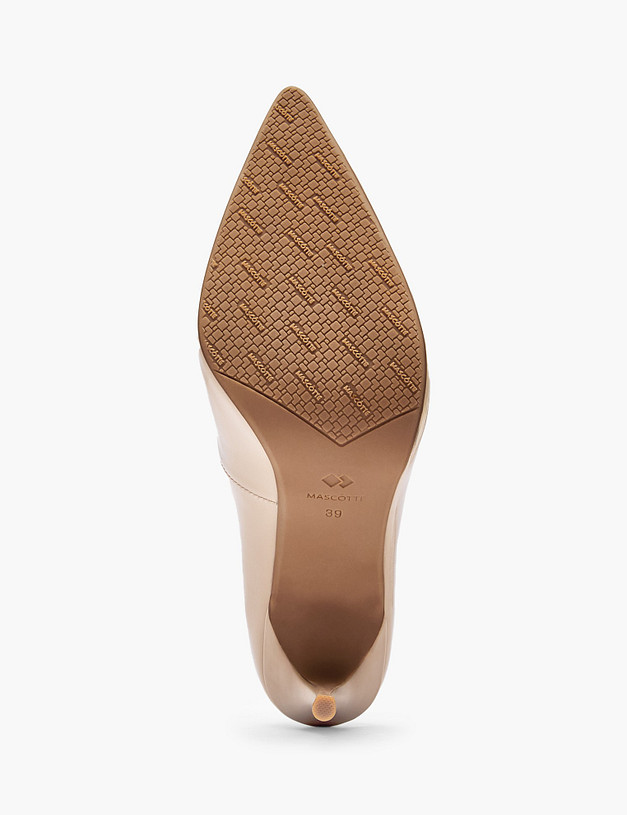 Бежевые женские туфли MASCOTTE 126-610411-3705M | ракурс 5
