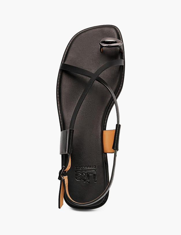 Черные женские сандалии MASCOTTE 94-614711-1002M | ракурс 4