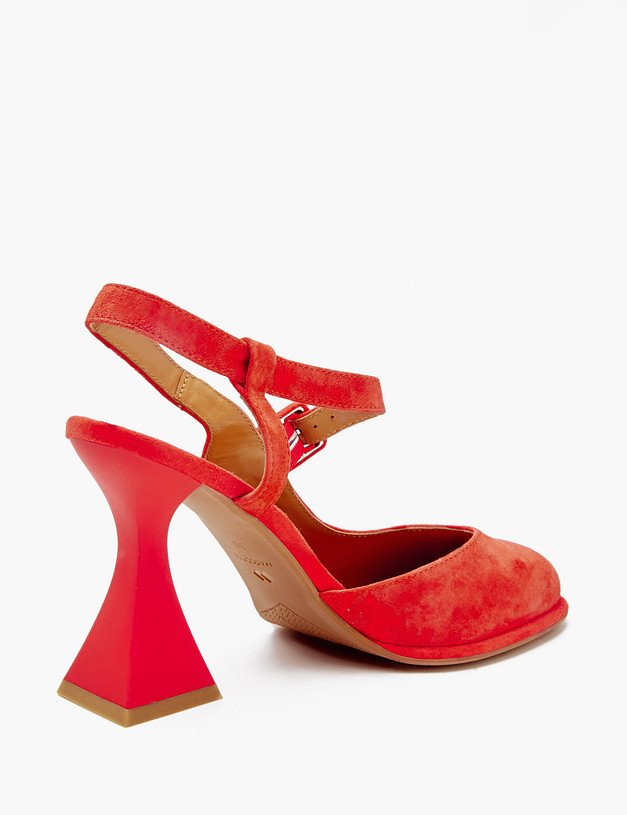 Красные женские босоножки MASCOTTE 233-413811-0605 | ракурс 4