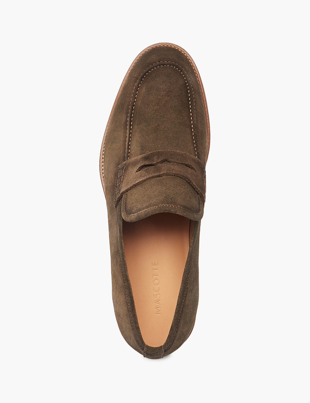 Коричневые мужские лоферы MASCOTTE 175-511011-2225M | ракурс 6 Коричневые мужские лоферы MASCOTTE 175-511011-2225M | ракурс 6