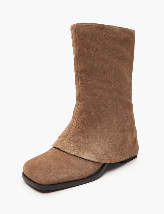 Бежевые женские полусапоги MASCOTTE 126-4245022-2258M | ракурс 4