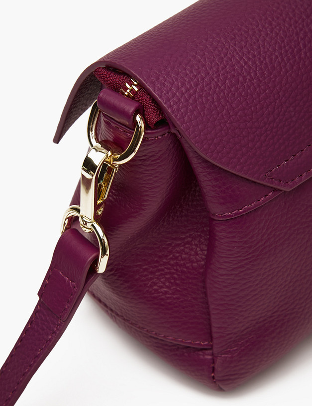 Фиолетовая кожаная женская сумка MASCOTTE 660-3212-107 | ракурс 6