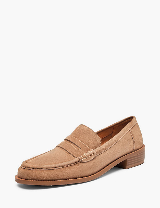 Бежевые женские лоферы MASCOTTE 234-610511-3671M | ракурс 2