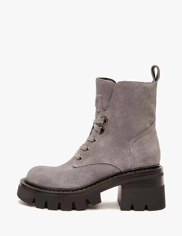 Серые женские ботинки MASCOTTE 233-3201421-0210 | ракурс 1