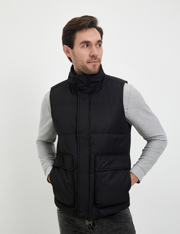 Черный мужской жилет MASCOTTE 234-3370-2402 | ракурс 6
