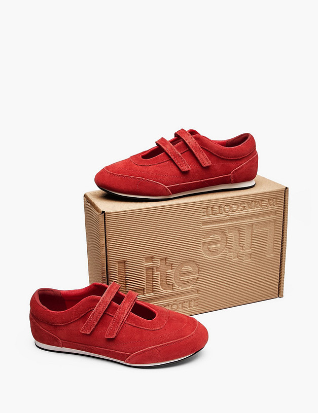 Красные женские полуботинки MASCOTTE 234-610421-0205 | ракурс 6