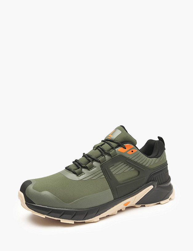 Мужские кроссовки цвета хаки MASCOTTE 182-420521-0204 | ракурс 2