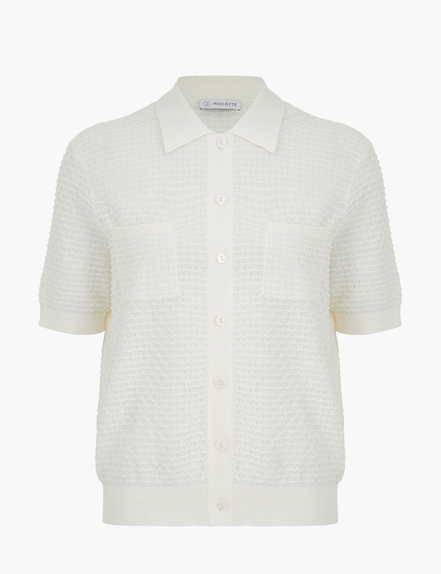 Молочный женский джемпер MASCOTTE 870-5101-2601 | ракурс 5