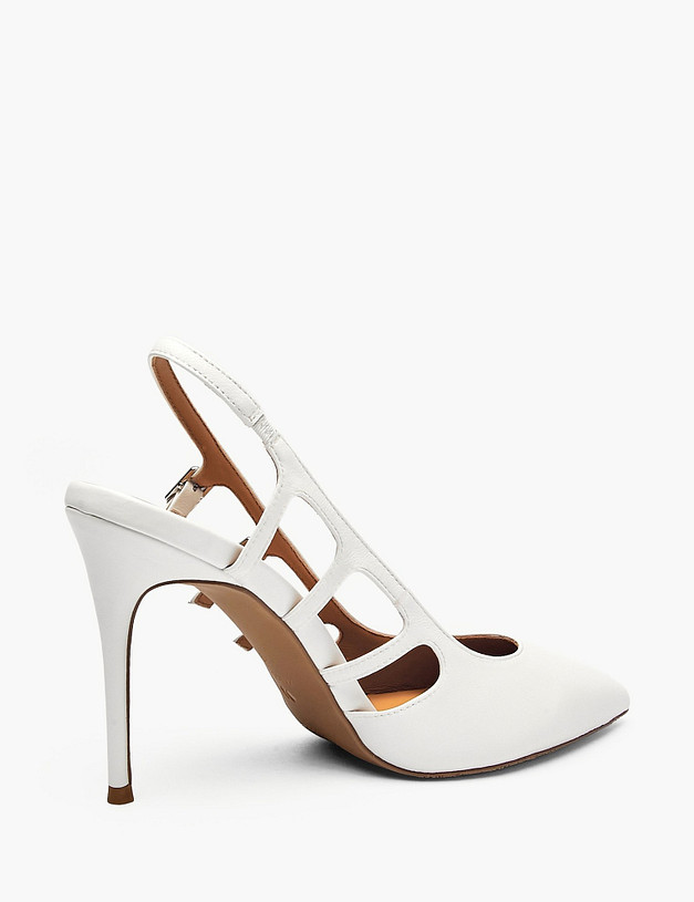 Белые женские туфли MASCOTTE 126-6102616-3569M | ракурс 3