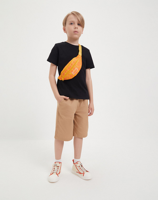 877-4107-7313 Сумка мальч./девич. текстиль/текстиль оранж, S, Mascotte JUNIOR