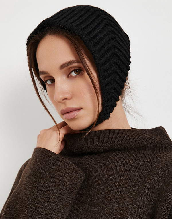 781-5208-7502 Повязка на голову текстиль черн, Mascotte