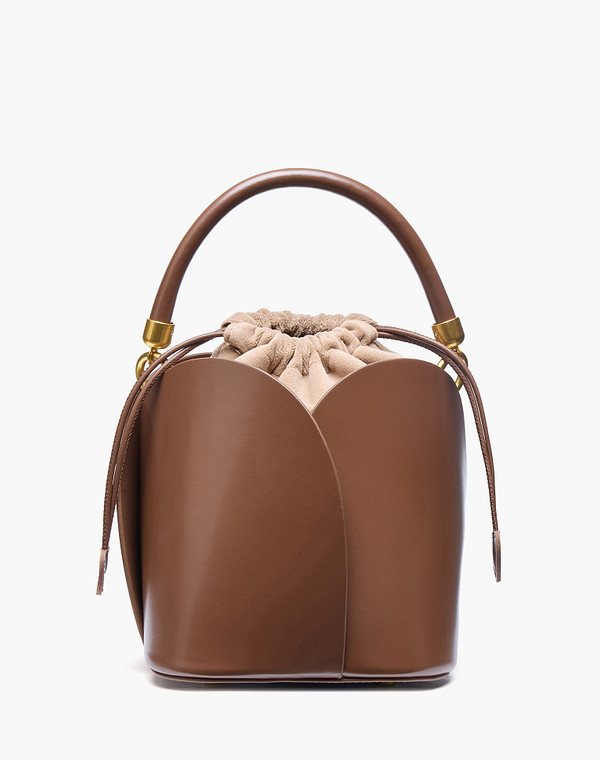 660-6105-609 Сумка женская кож.спилок-и.кожа/и.кожа корич, S, Mascotte