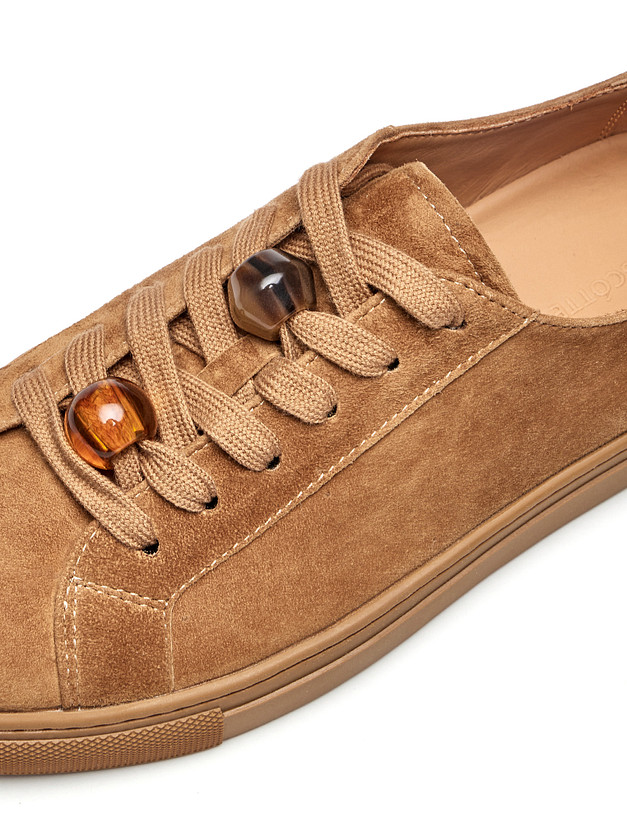 Рыжие женские кеды MASCOTTE 22-61204116-4697M | ракурс 6