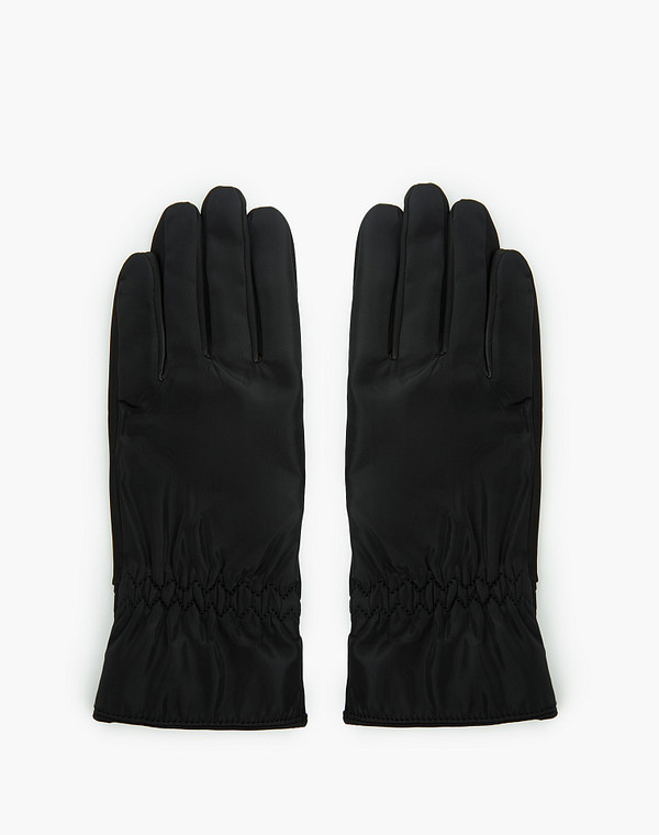 717-2219-2402 Перчатки жен. текстиль/ворсин черн, Mascotte