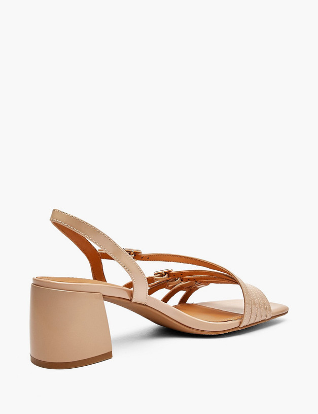 Бежевые женские босоножки MASCOTTE 233-612011-3705M | ракурс 3