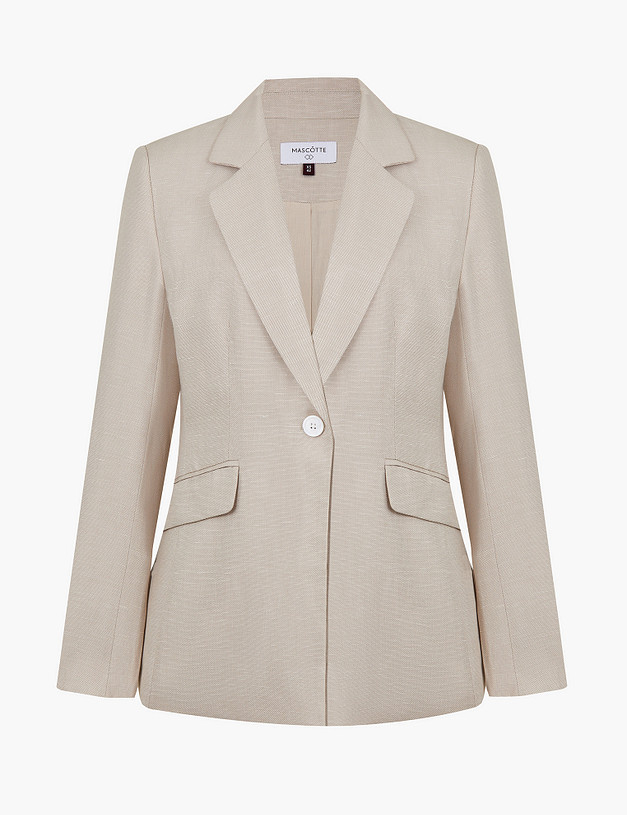 Бежевый женский жакет MASCOTTE 885-6103-2408 | ракурс 1