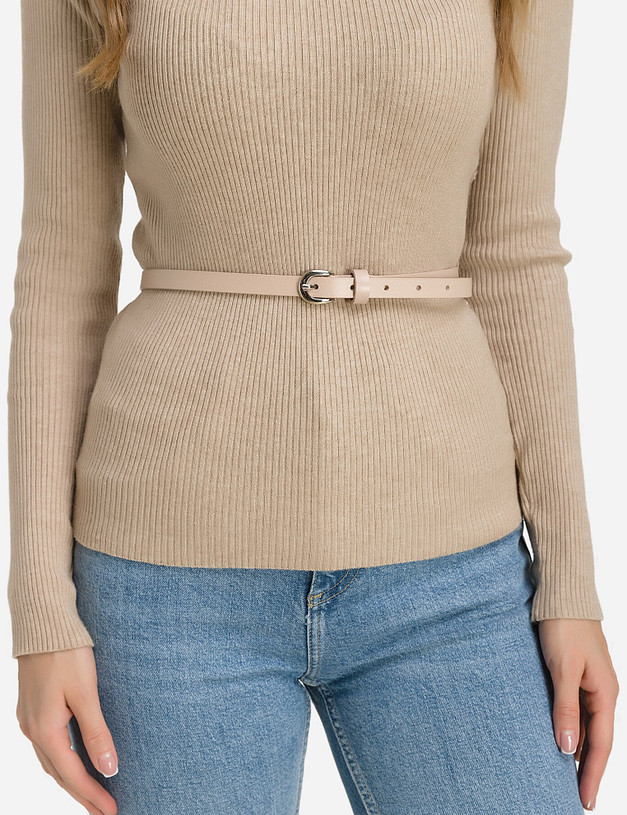 Бежевый женский ремень MASCOTTE 701-0212-108 | ракурс 3