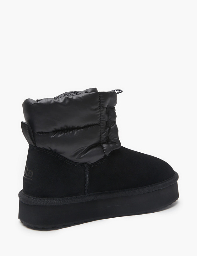 Черные женские угги MASCOTTE 234-3206537-0202 | ракурс 3 Черные женские угги MASCOTTE 234-3206537-0202 | ракурс 3