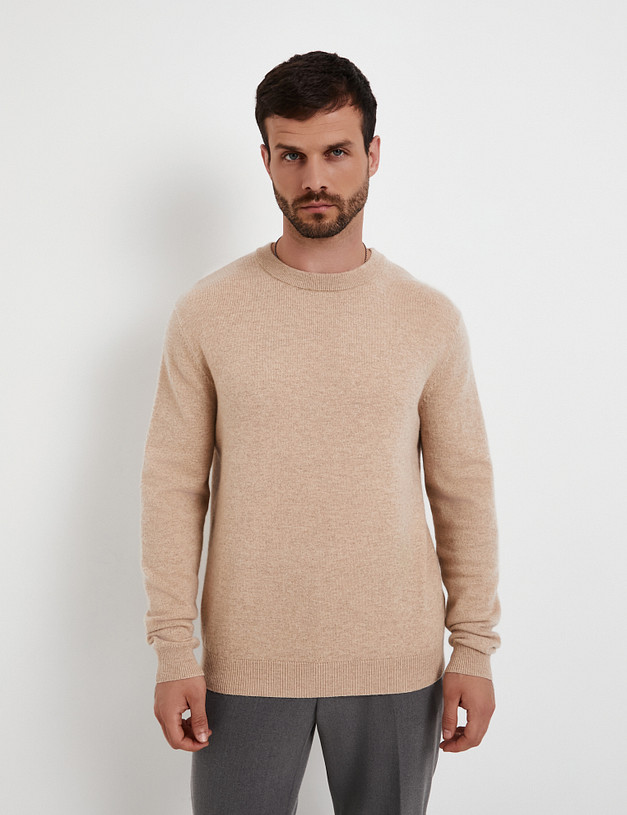 Бежевый мужской джемпер MASCOTTE 971-5204-508 | ракурс 1