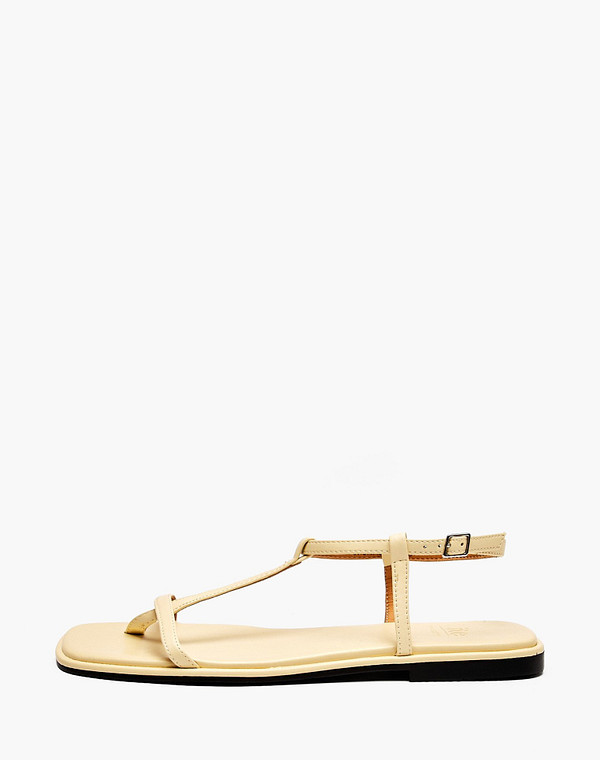 94-614712-1011M Туфли летние женские кож.спилок/нат.кожа св.желт, Lite by Mascotte