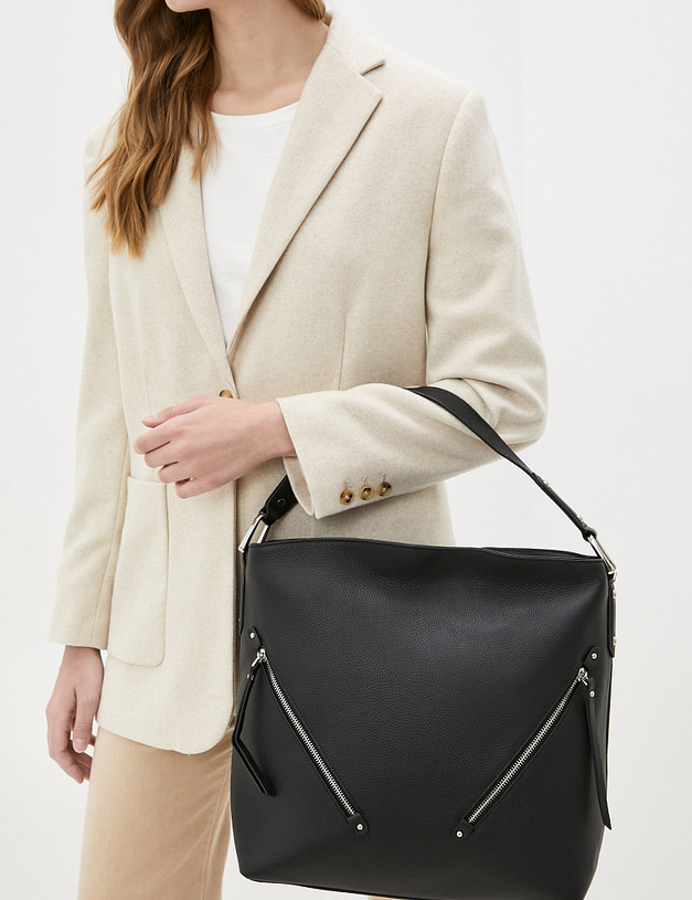 Черная женская сумка MASCOTTE 660-1204-102 | ракурс 1