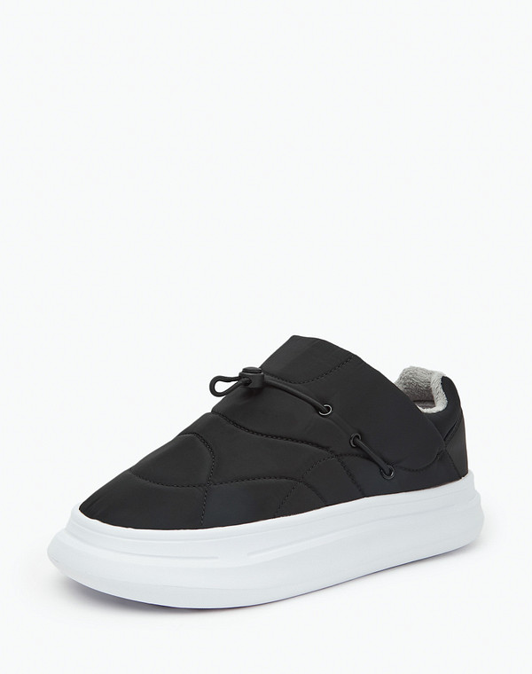 151-3205623-0202 Полуботинки женские текстиль-кож.спилок/ворсин черн, Mascotte Lite