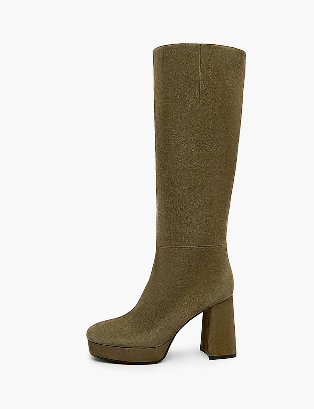 Зеленые женские сапоги MASCOTTE 172-3202823-3640M | ракурс 2