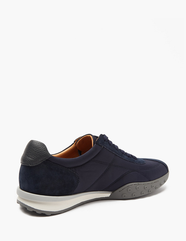 Синие мужские кроссовки из текстиля MASCOTTE 22-4192111-0203 | ракурс 4