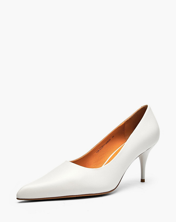 126-522611-3592M Туфли женские нат.кожа/нат.кожа бел, Mascotte