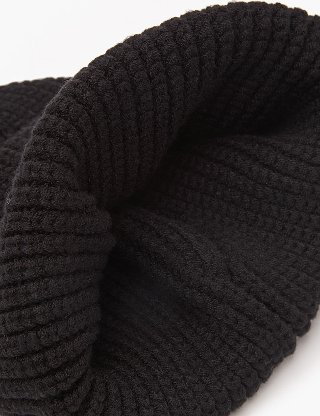 Черная детская шапка-бини MASCOTTE 781-3244-2402 | ракурс 5