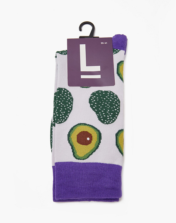 764-3222-2607 Носки м/ж сирень, Mascotte Lite