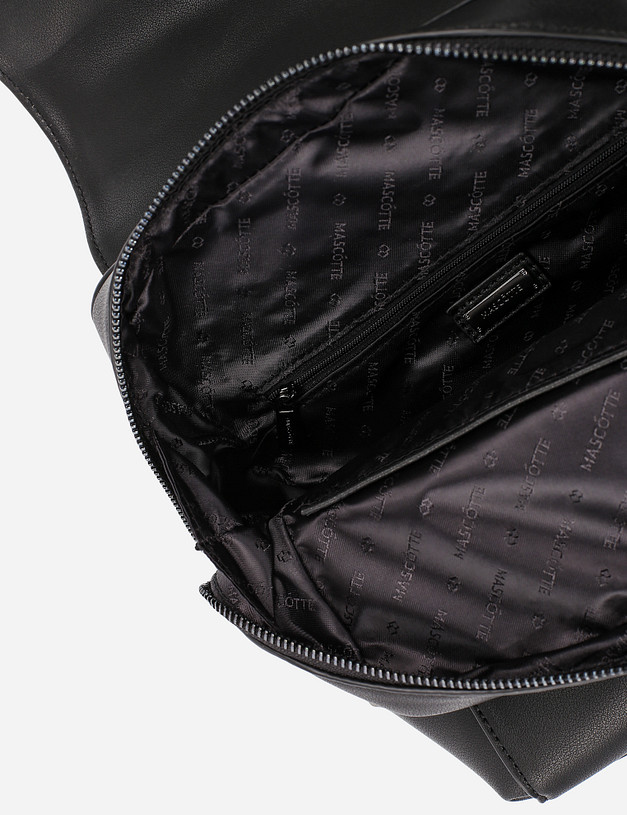 Черный женский рюкзак MASCOTTE 610-1210-602 | ракурс 4 Черный женский рюкзак MASCOTTE 610-1210-602 | ракурс 4