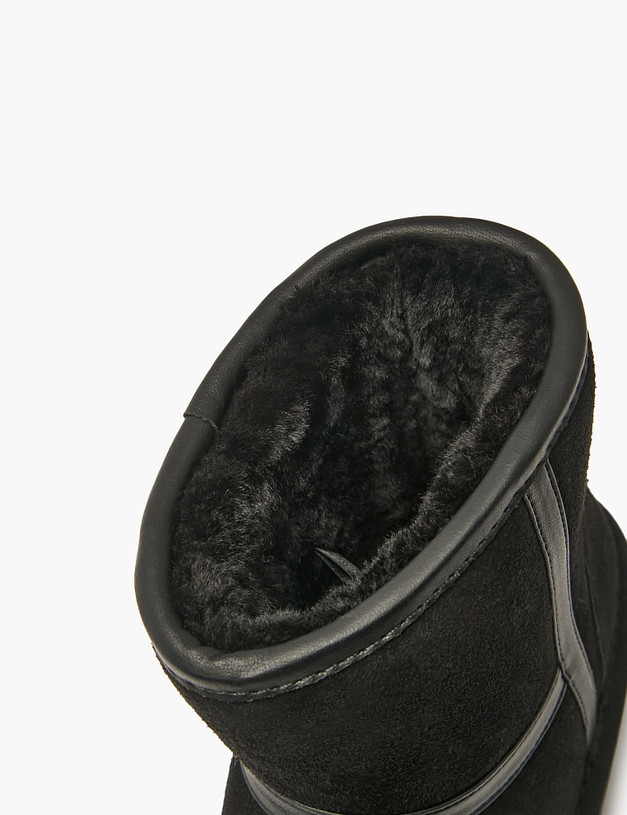 Черные детские угги MASCOTTE 234-524131-0202 | ракурс 7