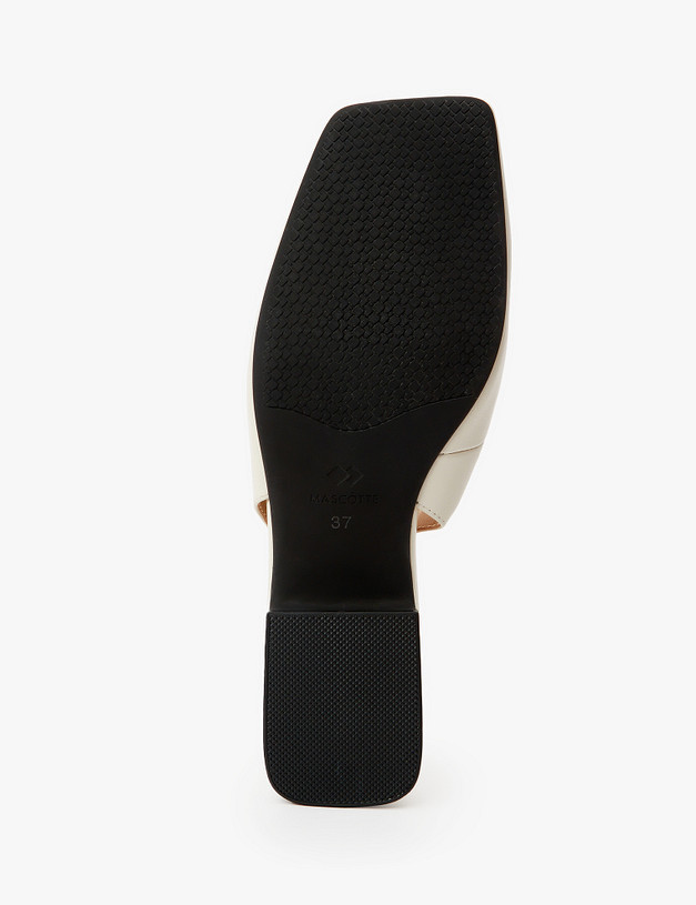 Молочные босоножки из кожи MASCOTTE 175-3181412-6536M | ракурс 5