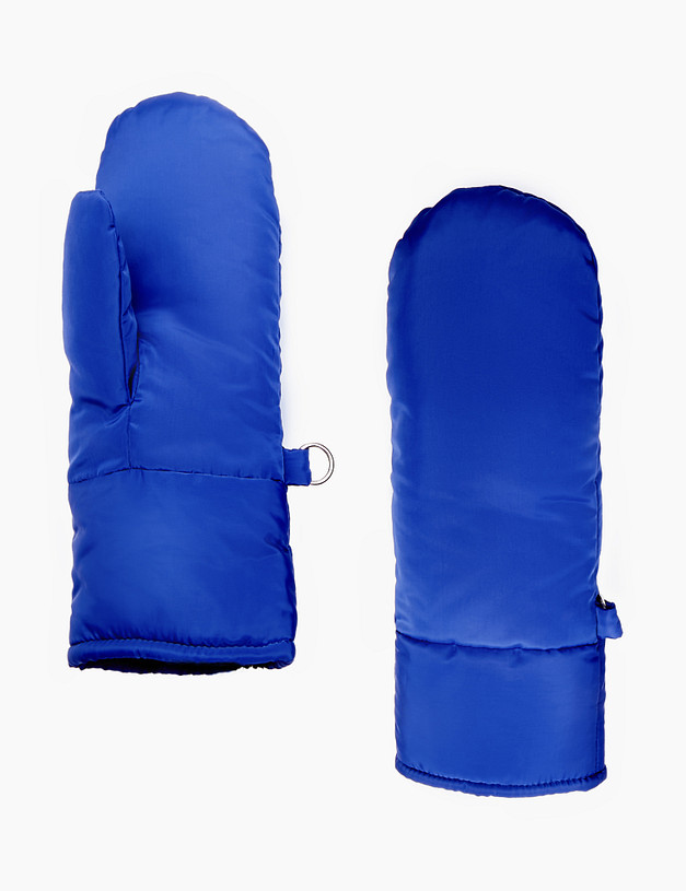 Синие женские варежки MASCOTTE 717-2218-2403 | ракурс 2