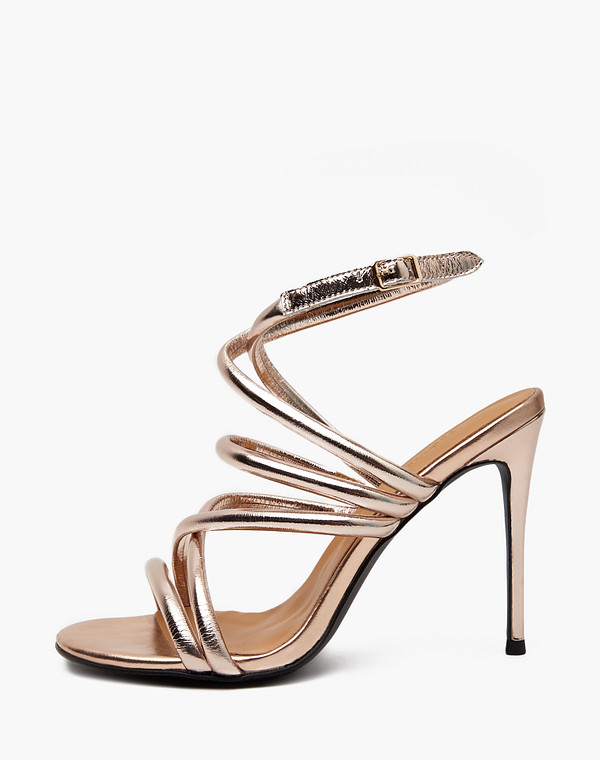 100-411412-0115 Туфли летние женские нат.кожа/нат.кожа золото, Mascotte