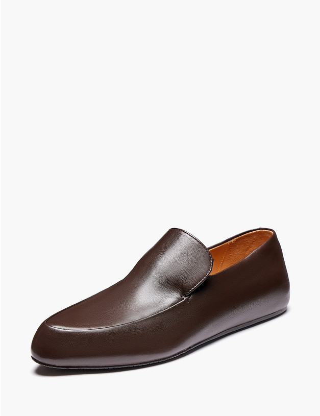 Коричневые женские лоферы MASCOTTE 175-6101911-6571M | ракурс 2