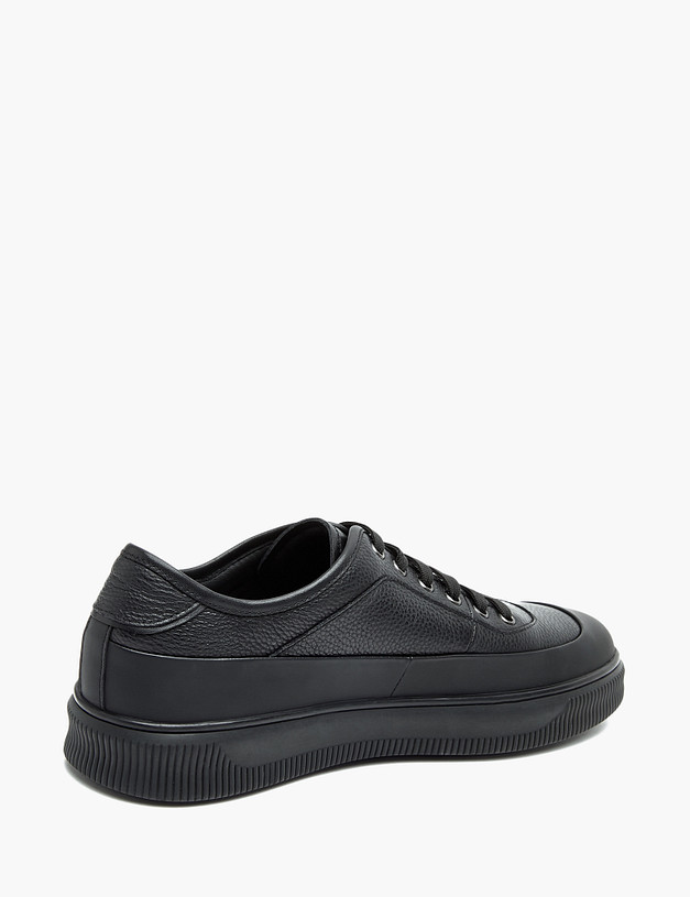 Черные мужские кеды MASCOTTE 175-322411-0102 | ракурс 4 Черные мужские кеды MASCOTTE 175-322411-0102 | ракурс 4