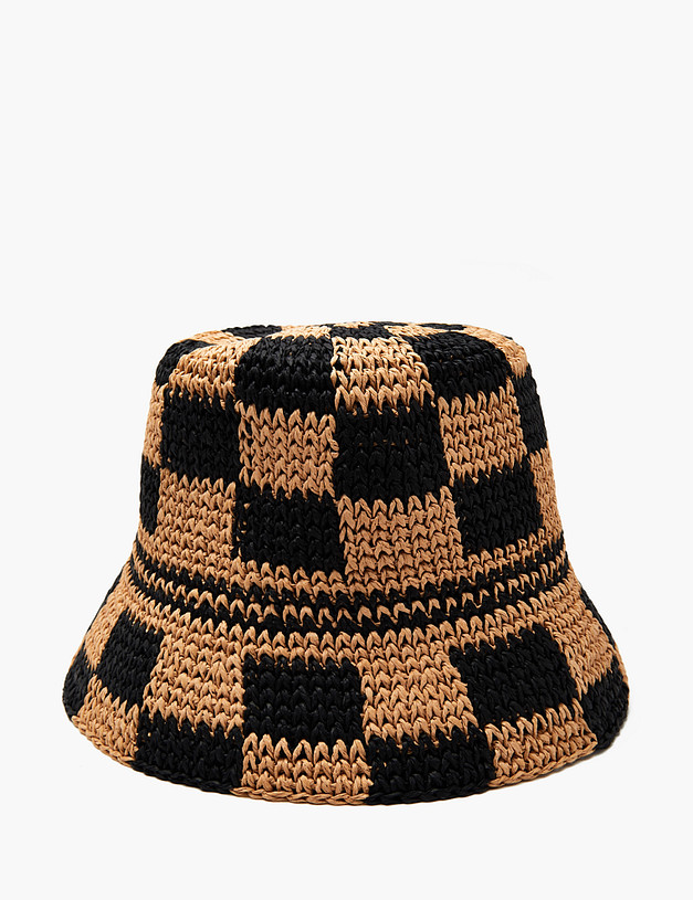 Коричневая женская шляпа MASCOTTE 783-4102-1002 | ракурс 2