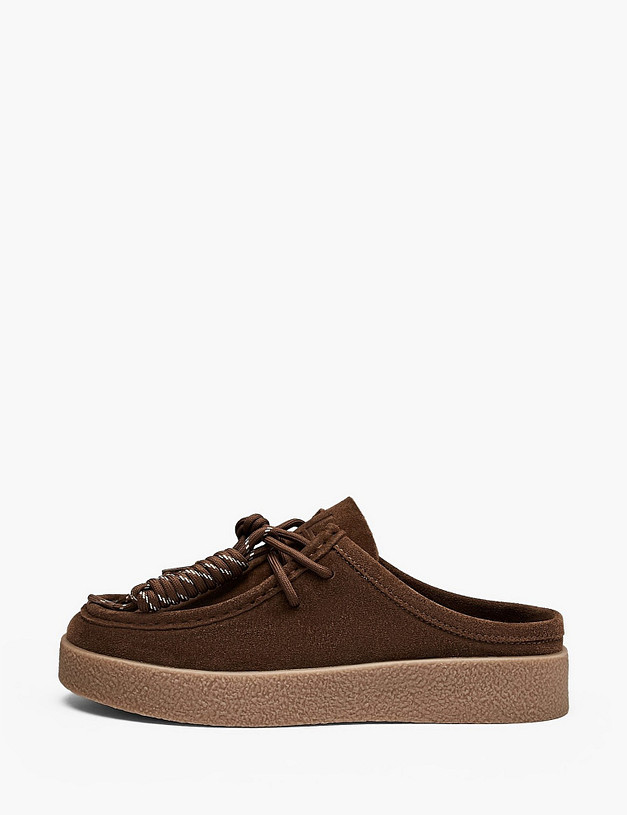 Коричневые женские сабо MASCOTTE 98-611921-0209 | ракурс 1