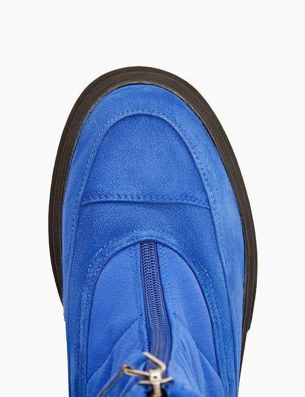 Синие женские зимние ботинки MASCOTTE 233-2265639-4629M | ракурс 4