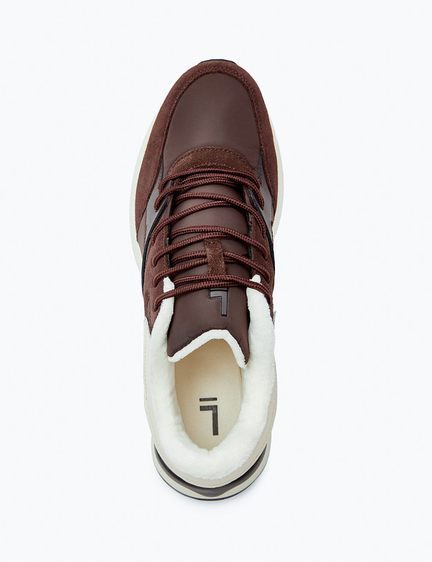 Коричневые мужские кроссовки MASCOTTE 151-322421-0209 | ракурс 4