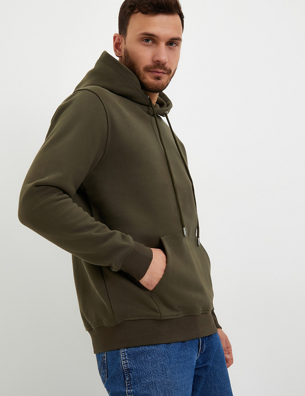 Зеленое мужское худи MASCOTTE 234-3357-2604 | ракурс 1