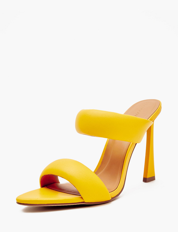 Желтые женские мюли MASCOTTE 175-4123012-7520M | ракурс 3