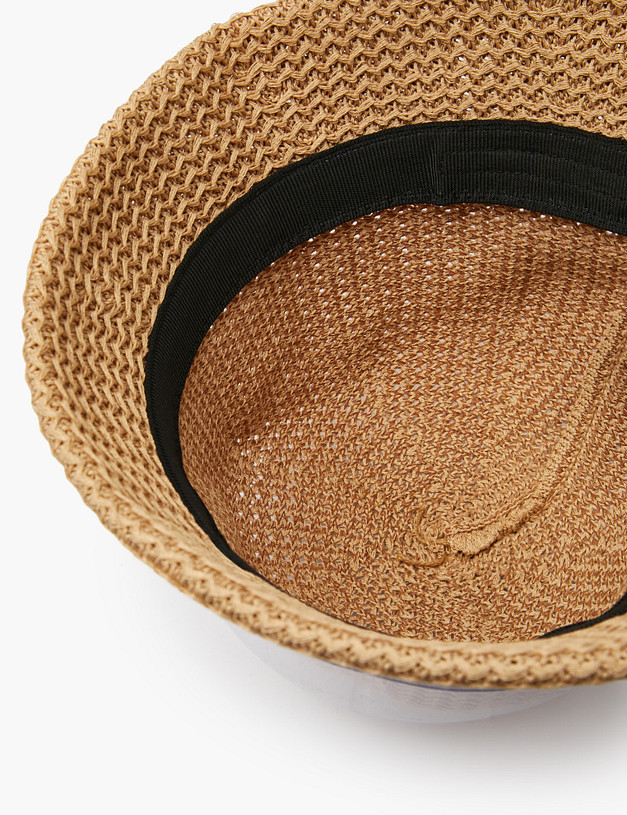 Светло-коричневая женская шляпа MASCOTTE 766-5132-2609 | ракурс 4