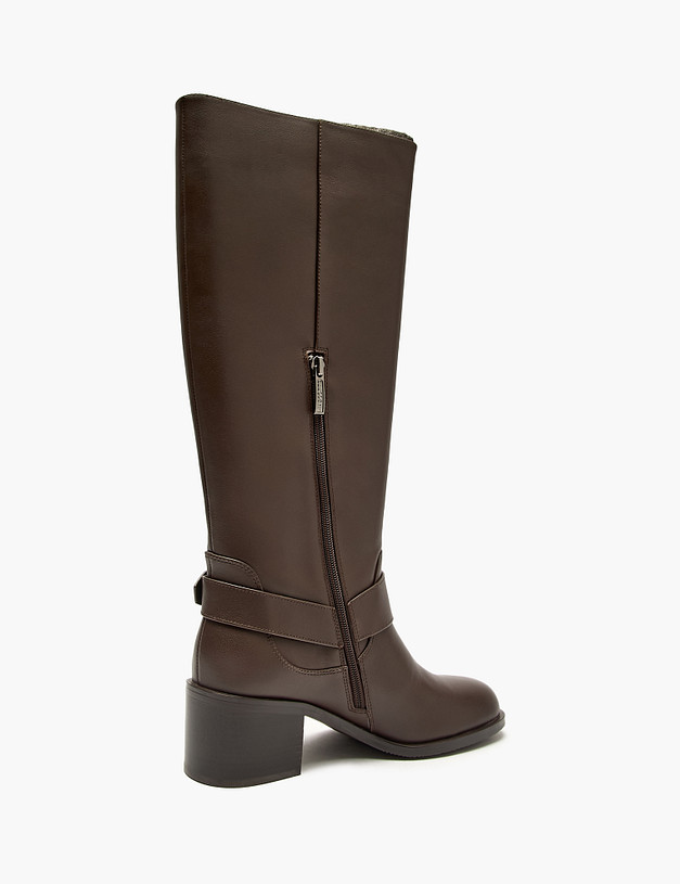 Коричневые женские сапоги MASCOTTE 175-5282122-7172M | ракурс 3