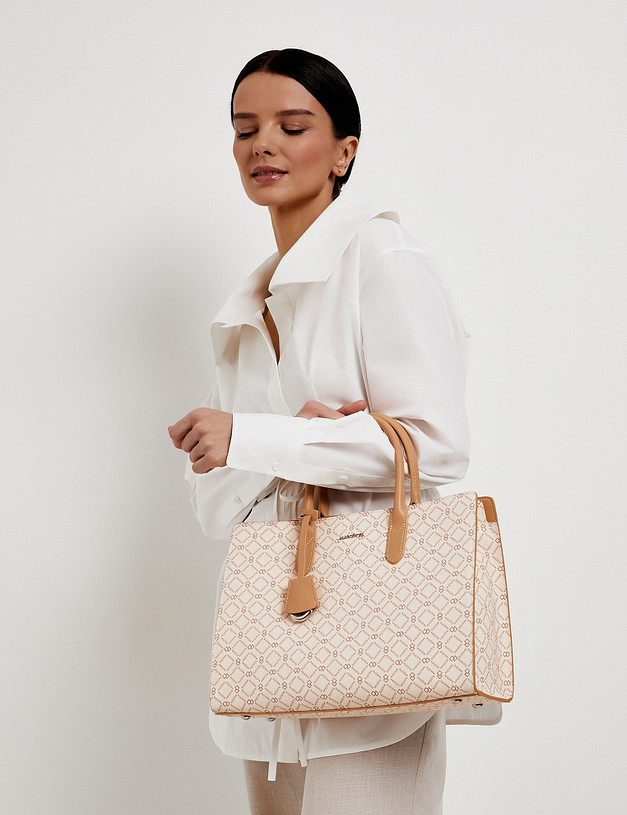 Молочная женская сумка MASCOTTE 602-6104-601 | ракурс 1